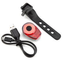 USB genopladelig cykelbaglygte LED-sikkerhedslys Superklar baglygte til cykel Hurtig opladningstid 360 graders synlighed Nem montering Vandtæt IP64