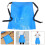 Tablier De Cueillette Taille Bleu Résistant Jardinage 9