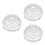 3Pcs Transparent Plastic Breathable Floral Soil Protector for Planters 7