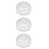 3Pcs Transparent Plastic Breathable Floral Soil Protector for Planters 8