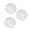 3Pcs Transparent Plastic Breathable Floral Soil Protector for Planters 9