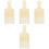 4St Plastic Royal Jelly Graver Pen Wit Voor Accessoires 4