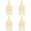 4St Plastic Royal Jelly Graver Pen Wit Voor Accessoires 6