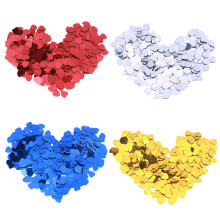 5St Glanzende Hartconfetti Voor Feesttafel En Bruiloftversiering