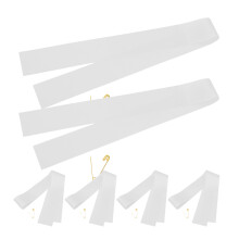 6St Witte Stoffen Bridal Shower Sashes Voor Party En DIY Decoratie