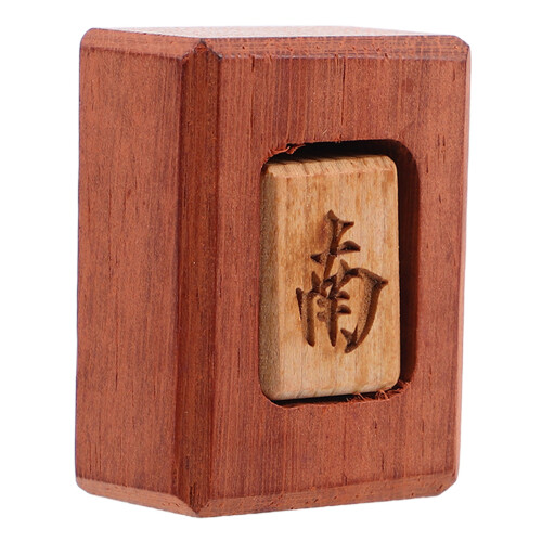 5St Mahjong Accessoires Windindicator Koffie Met Luxe Ontwerp 1