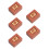5St Mahjong Accessoires Windindicator Koffie Met Luxe Ontwerp 5