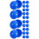 100St Compacte PVC Ballen Openbaar Voor Interactief Feestspel Decor 9