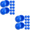 100St Compacte PVC Ballen Openbaar Voor Interactief Feestspel Decor 10