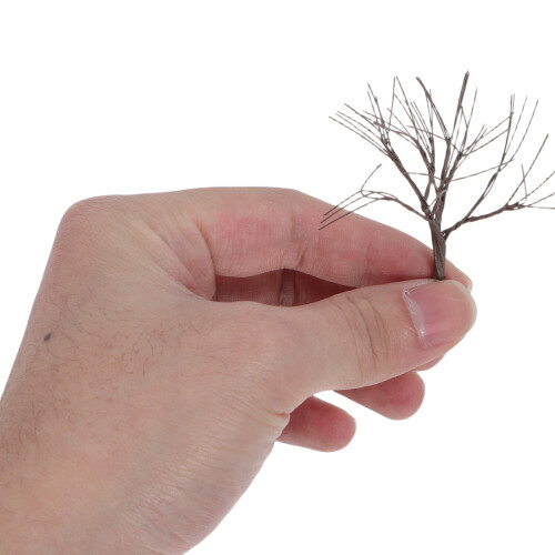 10Pcs Coffee Wire Miniature Tree Branches Realistic Bare Craft Decor 2
