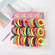 (Multicolour) 72pcs No Damage Hair Bands for Women & Men