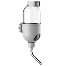 (Separate kettle (grey) 500ml) Small Pet Water Bottle for Cage - Dogs, Cats, Rabbits