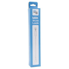 Broche - pasador antirrobo basil para el bloqueo del sistema de fijación mik hooks (incluye candado)