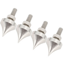 4x Stainless Steel Speaker Spikes M12 Shockproof for HiFi Amplifier & CD Player