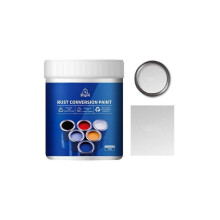 (300g,Silver)Metal Rust Converter Water Based Rust Proof Paint Metallic Paint Rust Prevention Color Steel Tile Renovation Rust Stabilizer