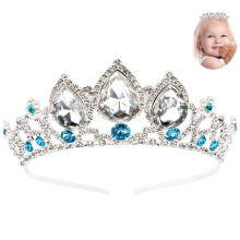(5) Kids\' Crown Hair Clip - Lightweight Party Headdress