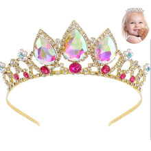 (4) Kids\' Crown Hair Clip - Lightweight Party Headdress