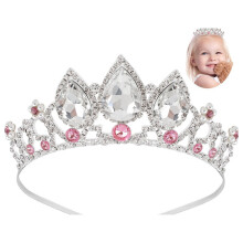 (3) Kids\' Crown Hair Clip - Lightweight Party Headdress