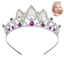 (6) Kids\' Crown Hair Clip - Lightweight Party Headdress