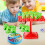 (red) Kids Balance Tree Frog Game - Stackable Educational Toy 3