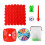 (red) Kids Balance Tree Frog Game - Stackable Educational Toy 5