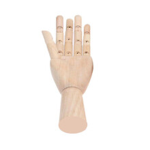 (Left Hand) Wooden Articulated Artist Mannequin