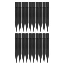 20Pièces Piquets De Terrain Plastique Pour Solaire De Jardin
