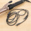 Replacement Power Cable for Hair Curler Black Rubber 2 Prong Plug 6