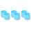 75Pièces Bracelets Silicone Bleu Décoratifs Pour Gradation 3