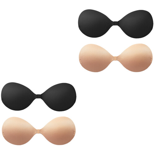 2Sets Women’s Invisible Silicone Bra Adhesive Strapless Chest Sticker 2