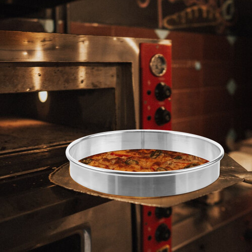 2St Diepe Pizza Saucing Ring Voor Pizza Pan Keuken Bakeware 2