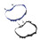 2St Marathon Riem Elastisch Nylon Verstelbaar Met Bibhouder En Loops 9