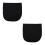 2Pcs Foldable Black Motorcycle Organizer Bag with Drawstring 3
