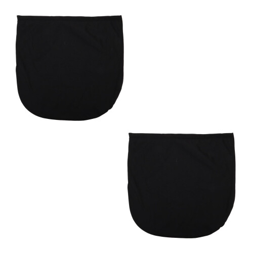2Pcs Foldable Black Motorcycle Organizer Bag with Drawstring 2
