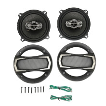 Professional Sound Stereo Car Speaker System, 4-Way Coaxial Speakers With No Distortion400W Max Power Injection Cone Mylar Tweeter For Superior