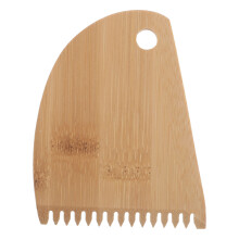 Khaki Wooden Surfboard Wax Comb Precision Wax Remover Tool