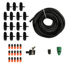 Adjustable Nozzle Irrigation Kits, Efficient Water Saving Drip Irrigation System For Home Garden Automatic Lawn Watering Equipment Set