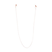 2Pcs Rose Gold Mask Neck Cord and Sunglasses Hanging Chain for Sports
