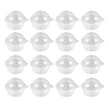 3Sets Wit Plastic Cakebox, Voor Taarten En Desserts