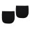 2Pcs Foldable Black Motorcycle Organizer Bag with Drawstring 1