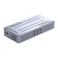 Obudowa Dysku SSD NVMe 40 Gb/S Adapter M.2 do USB z Wbudowanym Wentylatorem Chłodzącym Obudowa Aluminiowa Obsługuje Rozmiary 2242/2260/2280
