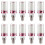 10Pcs E14 LED Corn Bulb 12W Corn Bulb Replace Halogen Lamps Small Screw-in   Efficient Bulb White Light 1