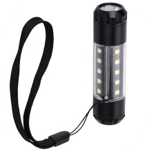 USB újratölthető zseblámpa 6 világítási móddal, beleértve a Cob LED-es, nagy fényerejű fáklyát a kültéri túléléshez, kompakt és