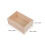 4Pcs Wooden Storage Boxes Rustic Unfinished Craft Organizer for Home 3