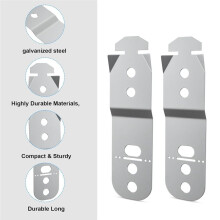 Dishwasher Mounting Bracket 619985 for Dishwasher Parts,Replaces AP4538351,00605007,00628371,605007,619985,62837-2Pack