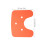 1Coussin Siège Douche Senior Orange Antidérapant Confortable Xpe 3
