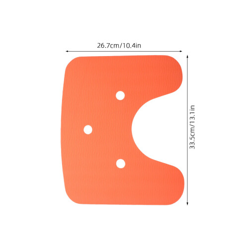 1Coussin Siège Douche Senior Orange Antidérapant Confortable Xpe 2