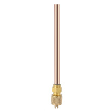 Kit de valve d'accès compatible avec les systèmes de réfrigération, forme ovale, luffa, matériaux laiton et cuivre, installation facile, éponge