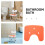 1Coussin Siège Douche Senior Orange Antidérapant Confortable Xpe 7