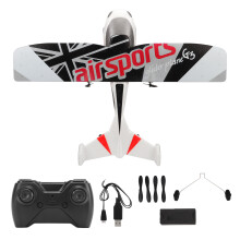 Gyro-Stabilized RC Plane, Easy-to-Fly RC Plane2.4GHz Remote Control Aircraft Durable EPP Foam Construction Beginner-friendly DIY Assembly Two